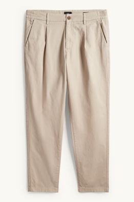 Chino - tapered fit - met structuur