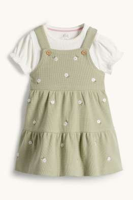 Fiorellini - completo per neonate - 2 pezzi