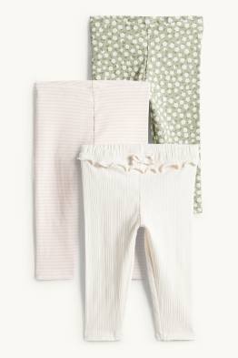 Set van 3 - bloemetjes - babylegging