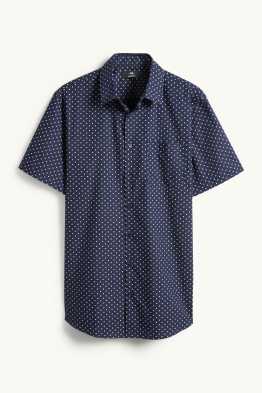 Chemise de bureau - regular fit - col kent - imprimé minimaliste
