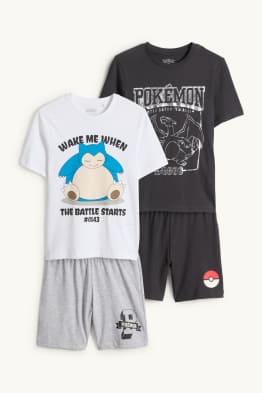 Lot de 2 - Pokémon - pyjashorts - 4 pièces