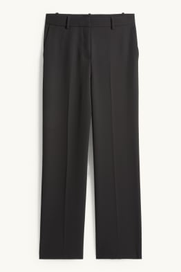 Business-Hose - Mid Waist - Wide Leg