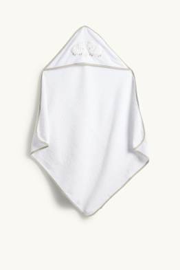Pecorella - telo con cappuccio per neonati