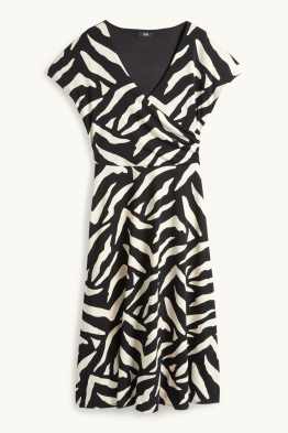 Fit & Flare Kleid - gemustert