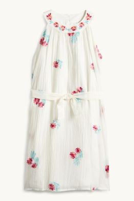 Blume - Musselin-Kleid