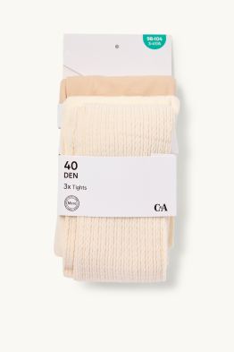 Multipack of 3 - tights - 40 denier