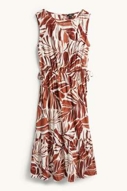 Fit & Flare Kleid - gemustert - strukturiert