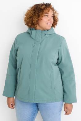 Jacke mit Kapuze - gefüttert - wasserabweisend