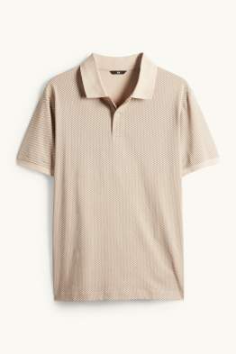 Poloshirt - Regular Fit - gemustert