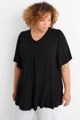 T-Shirt mit V-Ausschnitt