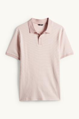 Polo - regular fit - finition texturée