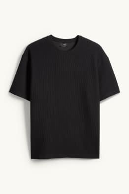 T-shirt - relaxed fit - textured