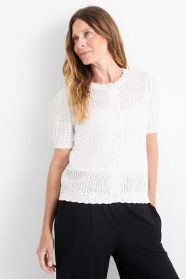 Strickjacke - strukturiert