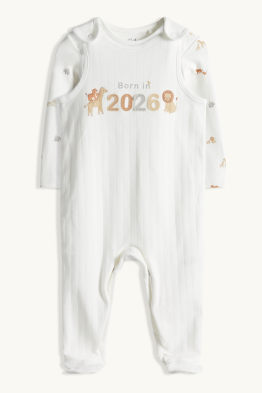 Leśne zwierzęta - komplet ze śpioszkami - 2 części