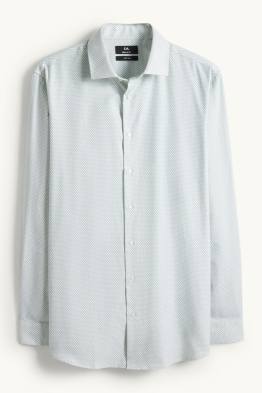Camicia business - regular fit - collo all'italiana - facile da stirare - fantasia