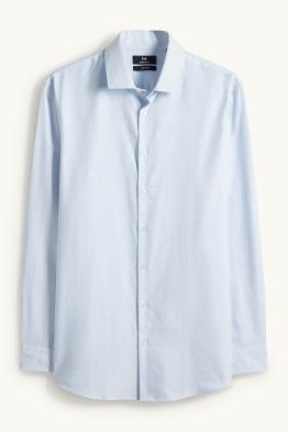 Camicia business - regular fit - collo all'italiana - facile da stirare - fantasia