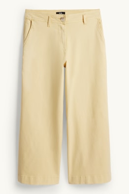 Cloth trousers - high waist - wide leg