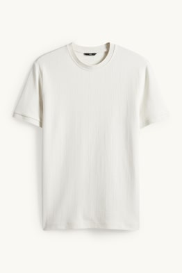 T-Shirt - Regular Fit - strukturiert