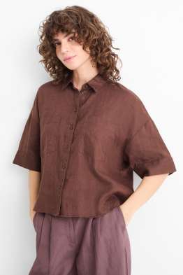 Linen shirt blouse