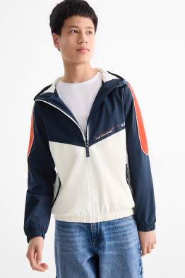 Jacket with hood - water-repellent