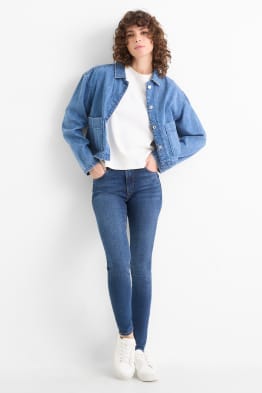 Skinny jeans - mid waist - shaping jeans - LYCRA®