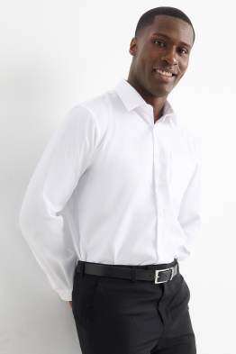 Camicia business - regular fit - colletto all’italiana - facile da stirare