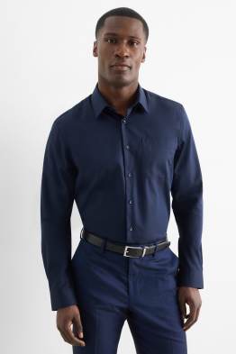 Camicia business - regular fit - colletto all’italiana - facile da stirare
