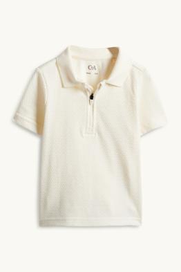 Polo - tessuto tramato