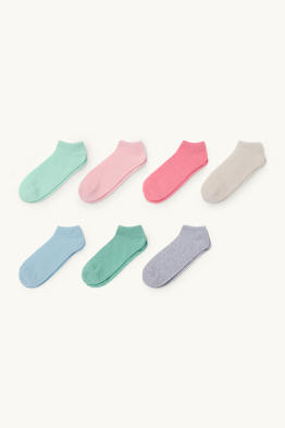 Pack de 7 - calcetines tobilleros