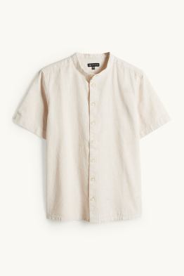 Hemd mit Leinen-Anteil