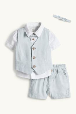 Komplet niemowlęcy - 4-części - odświętny