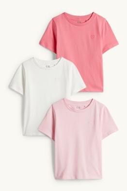 Multipack 3er - Herz - Kurzarmshirt