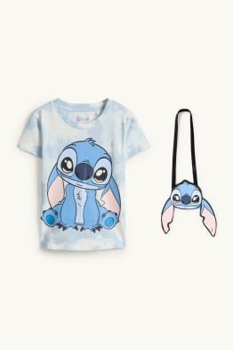 Lilo & Stitch - set - tricou cu mânecă scurtă și geantă - 2 piese