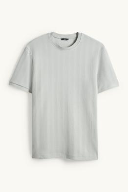 T-Shirt - Regular Fit - strukturiert