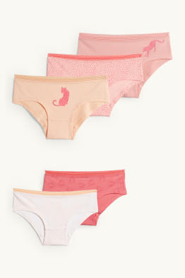 Pack de 5 - leopardos - braguitas