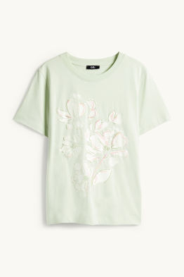 T-shirt - regular fit - effet brillant