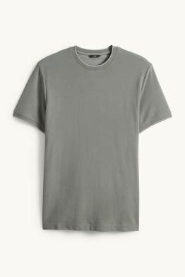 T-shirt - regular fit - textured