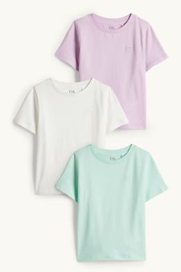 Multipack 3er - Herz - Kurzarmshirt