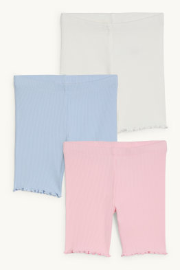 Multipack 3er - Radlerhose - gerippt