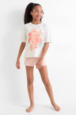 Multipack 2er - Leopard - Shorty-Pyjama - 4 teilig