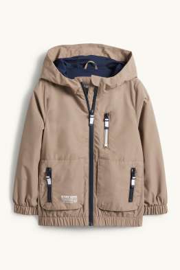 Jacket with hood - water-repellent