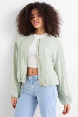 Blouson s lněným podílem