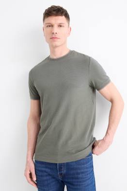 T-shirt - regular fit - textured