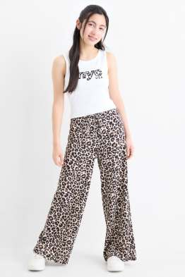 NYC - set - top and jersey bottoms - 2 piece - patterned