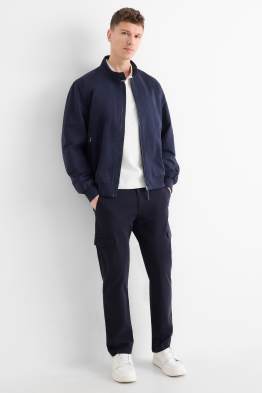 Cargo kalhoty - tapered fit - strukturované