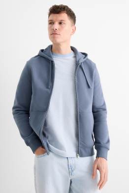 Zip-through hoodie