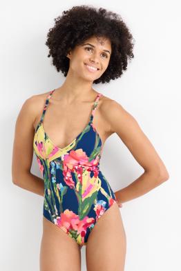 Costume da bagno - imbottito - LYCRA ® XTRA LIFE™ - a fiori