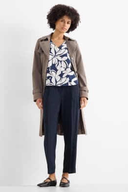 Pantaloni - vita alta - tapered fit