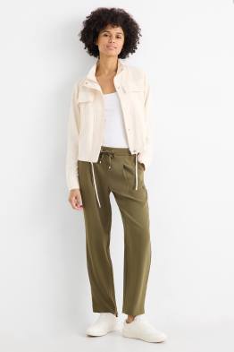 Stoffhose - Mid Waist - Tapered Fit