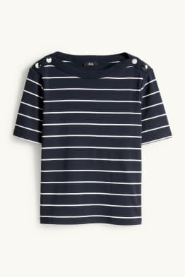 T-shirt - regular fit - à rayures